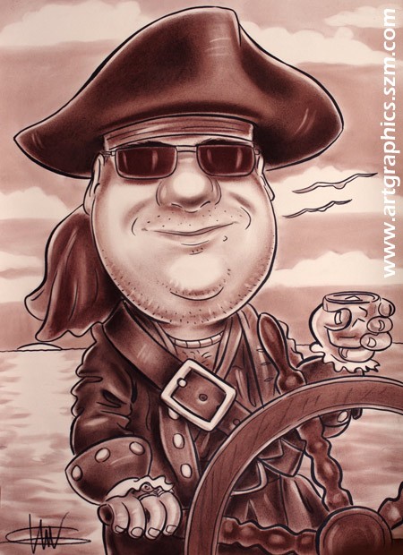 Karikatura k jubileu